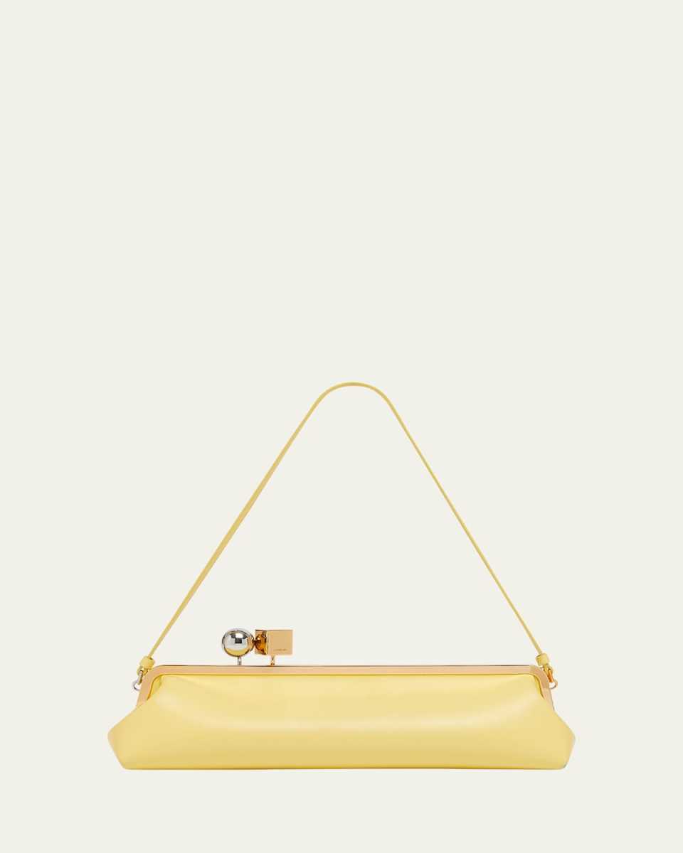 La Pochette Salon Leather Shoulder Bag
